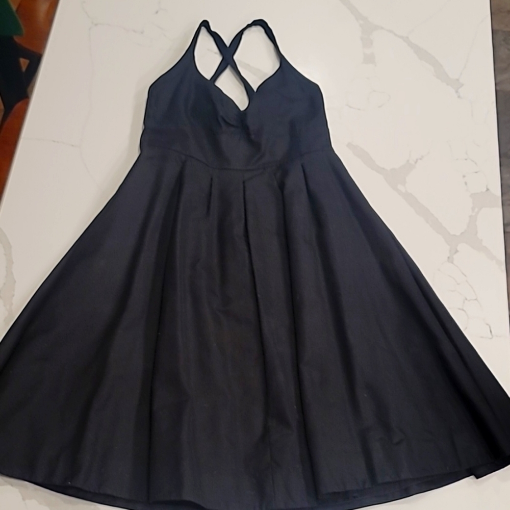J.Crew Black A line dress